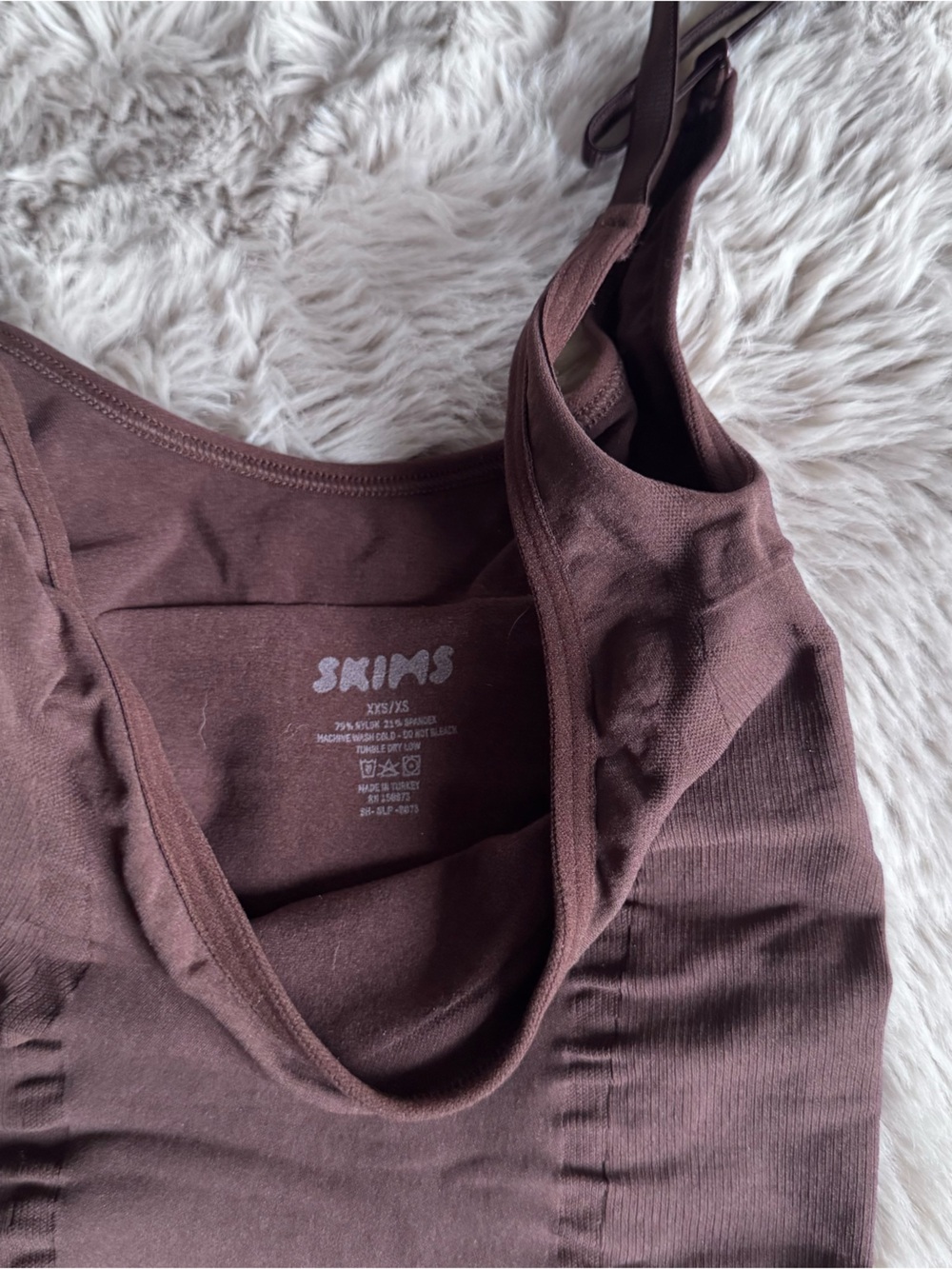 SKIMS Brown Sculpting Shapewear Dress - Picture 2 of 4